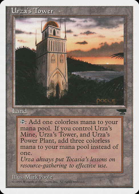 Urza's Tower (V.4) CHR- Common Excellent Englisch