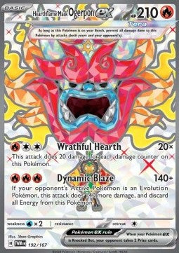 Hearthflame Mask Ogerpon ex TWM-192 Ultra Rare Near Mint Englisch