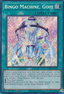 Bingo Machine, Go!!! RA02-062 Secret Rare Near Mint Englisch 1. Auflage