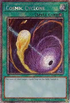 Cosmic Cyclone RA02-061 Platinum Secret Rare Near Mint Englisch 1. Auflage