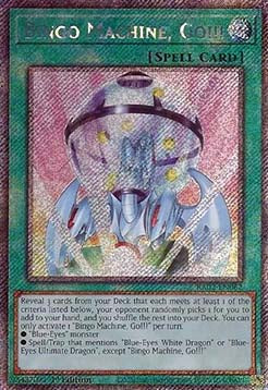 Bingo-Maschine, los!!! (V.4) RA02-062 Platinum Secret Rare Near Mint Deutsch 1. Auflage