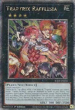 Fallenstellerin Rafflesia (V.5) RA02-034 Quarter Century Secret Rare Near Mint Deutsch 1. Auflage