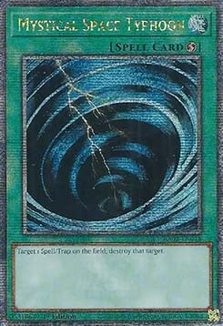 Mystischer Raum-Taifun (V.5) RA02-048 Quarter Century Secret Rare Light Played Deutsch 1. Auflage