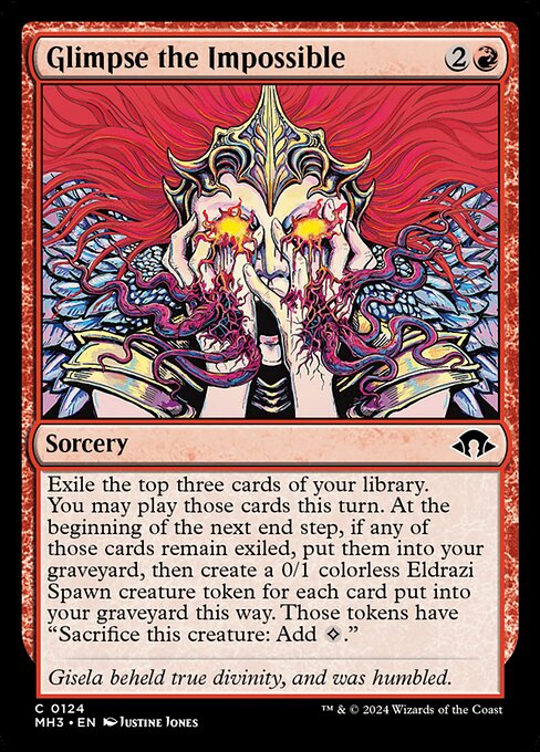 Glimpse the Impossible MH3-124 Common Near Mint Englisch Foil