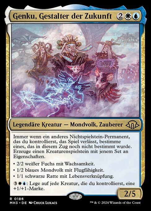 Genku, Gestalter der Zukunft MH3-186 Rare Excellent Deutsch