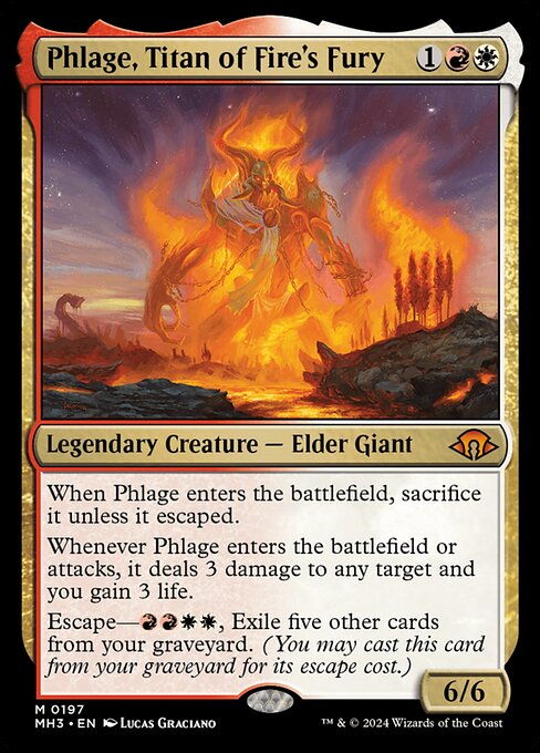 Phlage, Titan of Fire's Fury MH3-197 Mythic Near Mint Englisch
