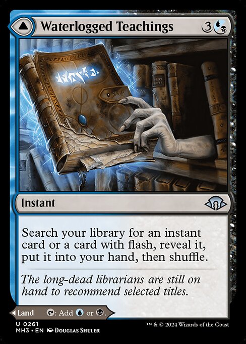 Waterlogged Teachings // Inundated Archive MH3-261 Uncommon Near Mint Englisch