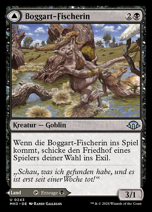 Boggart-Fischerin // Boggart-Moor MH3-243 Uncommon Near Mint Deutsch