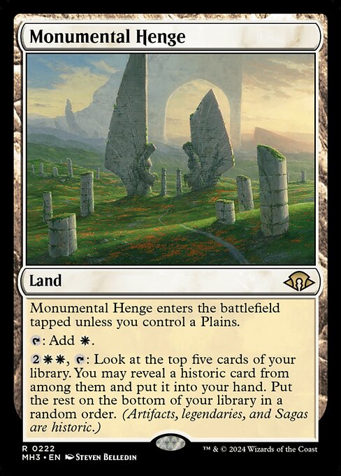 Monumental Henge MH3-222 Rare Near Mint Englisch
