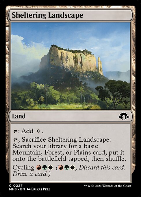 Sheltering Landscape MH3-227 Common Boosterfrisch Englisch