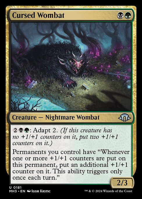 Cursed Wombat MH3-181 Uncommon Boosterfrisch Englisch