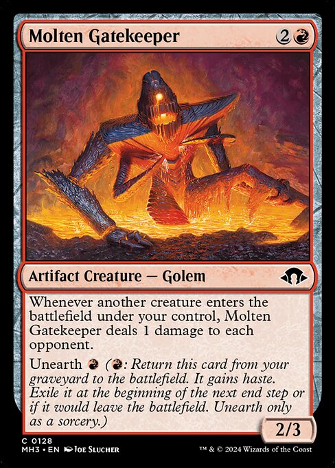 Molten Gatekeeper MH3-128 Common Near Mint Englisch Foil
