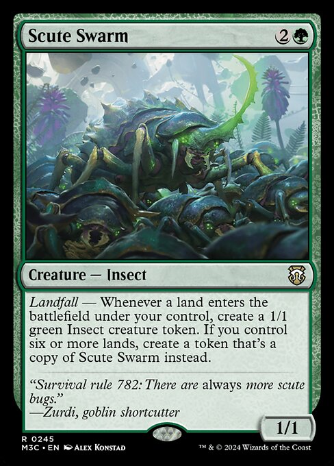 Scute Swarm M3C-245 Rare Excellent Englisch