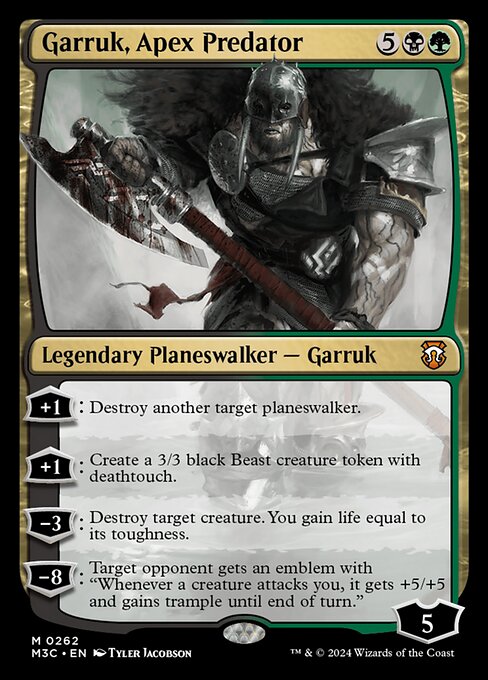 Garruk, Apex Predator M3C-262 Mythic Near Mint Englisch