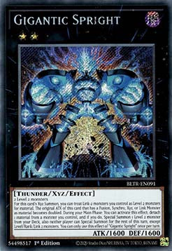 Riesen-Spright BLTR-DE091 Secret Rare Excellent Deutsch 1. Auflage