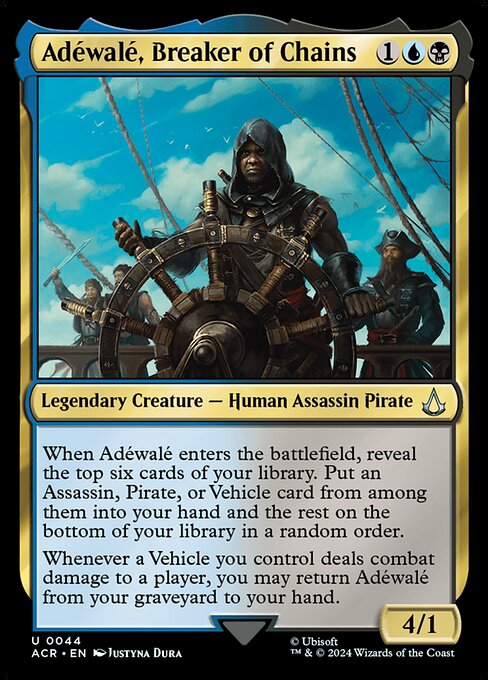 Adéwalé, Breaker of Chains ACR-44 Uncommon Near Mint Englisch