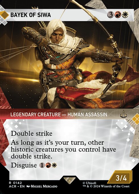 Bayek of Siwa XACR-142 Rare Light Played Englisch Foil