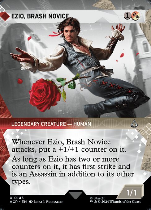 Ezio, Brash Novice XACR-145 Uncommon Near Mint Englisch