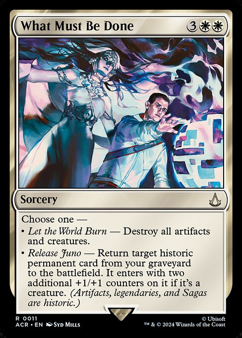What Must Be Done ACR-11 Rare Near Mint Englisch Foil