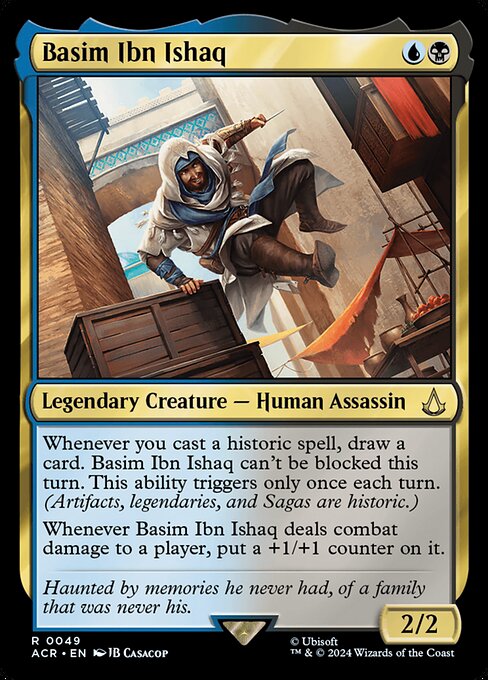 Basim Ibn Ishaq ACR-49 Rare Near Mint Englisch Foil
