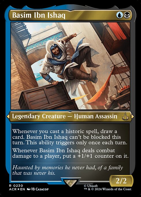 Basim Ibn Ishaq (V.2) XACR-230 Rare Near Mint Englisch Foil