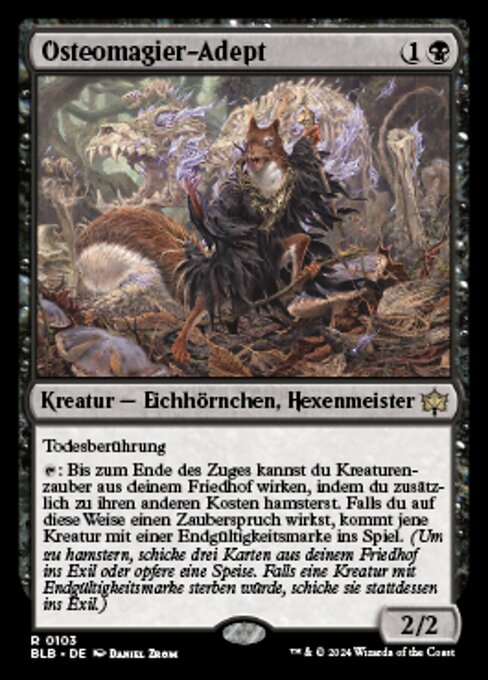 Osteomagier-Adept BLB-103 Rare Near Mint Deutsch