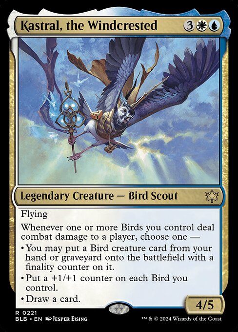 Kastral, the Windcrested BLB-221 Rare Excellent Englisch