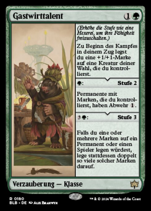 Gastwirttalent BLB-180 Rare Near Mint Deutsch
