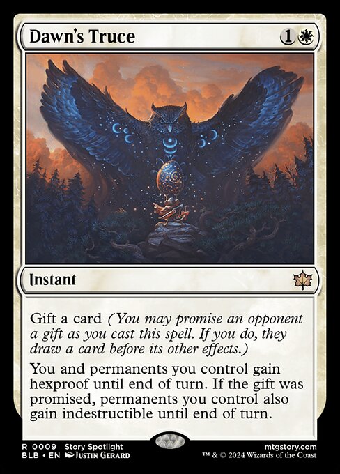 Dawn's Truce BLB-9 Rare Near Mint Englisch Foil