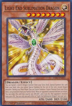 Licht End-Sublimationsdrache INFO-010 Common Near Mint Deutsch 1. Auflage