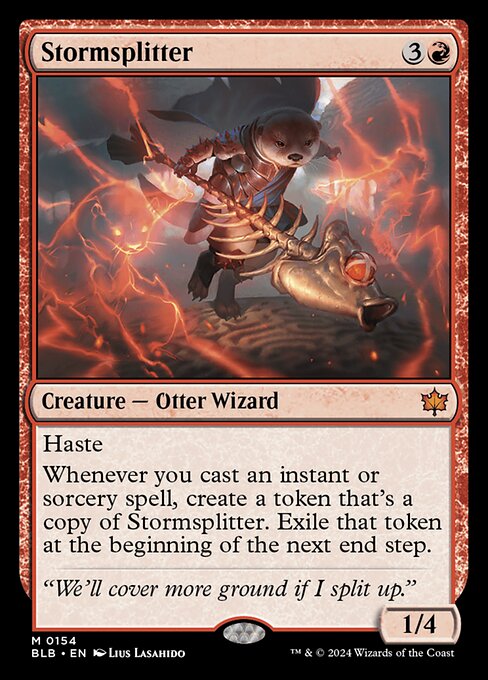 Stormsplitter BLB-154 Mythic Near Mint Englisch Foil