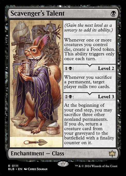 Scavenger's Talent BLB-111 Rare Near Mint Englisch Foil