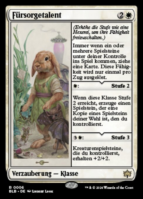 Fürsorgetalent BLB-6 Rare Near Mint Deutsch Foil