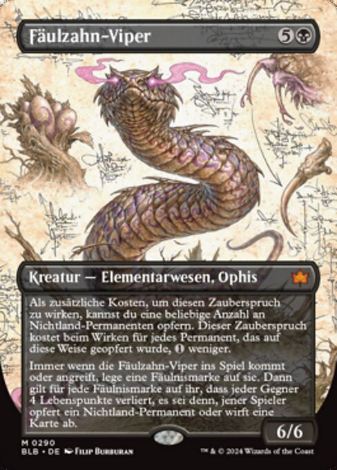 Fäulzahn-Viper XBLB-290 Mythic Near Mint Deutsch Foil