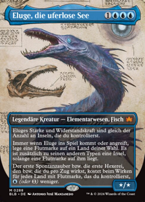 Eluge, die uferlose See XBLB-288 Mythic Near Mint Deutsch Foil