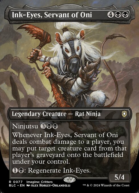 Ink-Eyes, Servant of Oni XBLC-77 Rare Near Mint Englisch