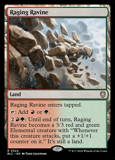 Raging Ravine BLC-324 Rare Near Mint Englisch