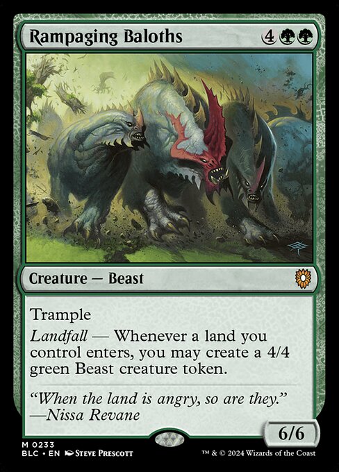 Rampaging Baloths BLC-233 Mythic Excellent Englisch