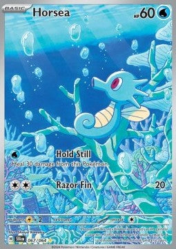 Horsea SFA-067 Illustration Rare Excellent Englisch