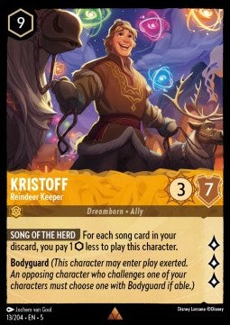 Kristoff - Reindeer Keeper 5SSK-13 Rare Near Mint Englisch