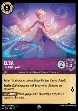 Elsa - The Fifth Spirit 5SSK-48 Super Rare Near Mint Englisch