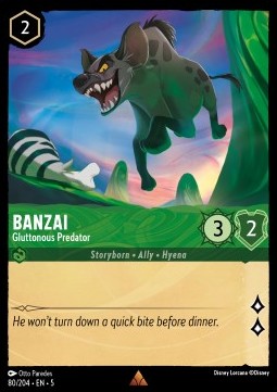 Banzai - Gluttonous Predator 5SSK-80 Rare Near Mint Englisch
