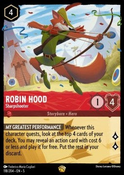 Robin Hood - Sharpshooter 5SSK-118 Legendary Near Mint Englisch