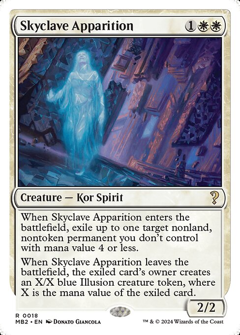 Skyclave Apparition MB2-18 Rare Excellent Englisch