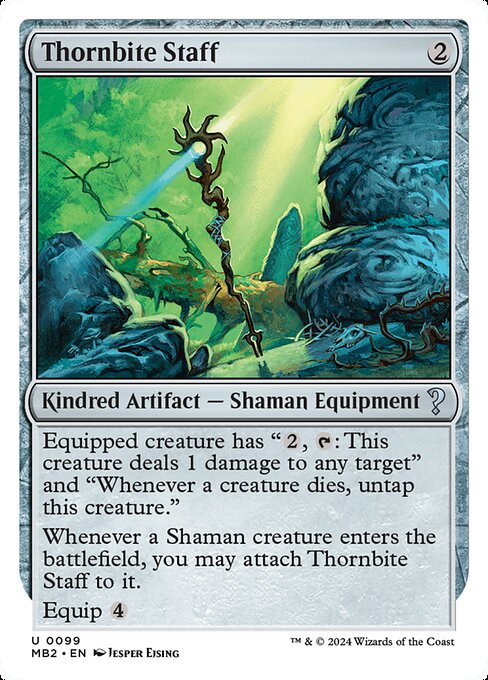 Thornbite Staff MB2-99 Uncommon Near Mint Englisch