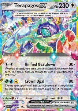 Terapagos ex SCR-128 Double Rare Excellent Deutsch