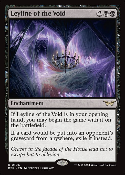 Leyline of the Void DSK-106 Rare Light Played Englisch