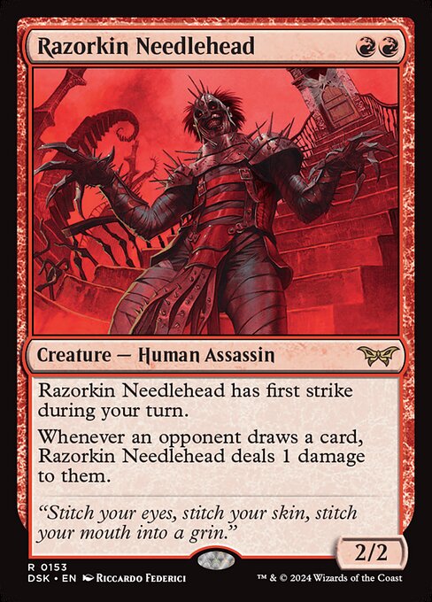 Razorkin Needlehead DSK-153 Rare Near Mint Englisch Foil