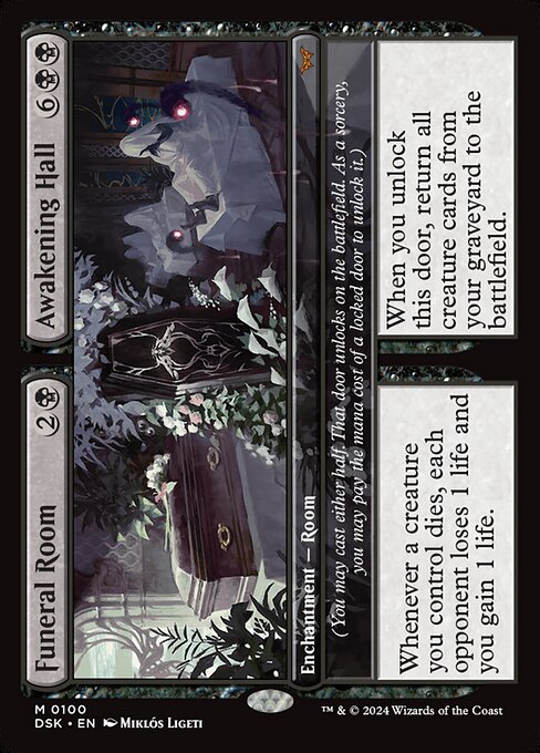 Funeral Room // Awakening Hall DSK-100 Mythic Near Mint Englisch