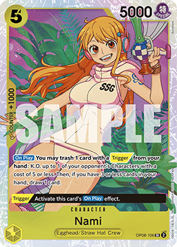 Nami (OP08-106) (V.1) OP08 Super Rare Excellent Englisch